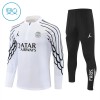 Paris Saint-Germain Trenings Collegegenser 2025-26 Kvart-Zip Hvit - Barn